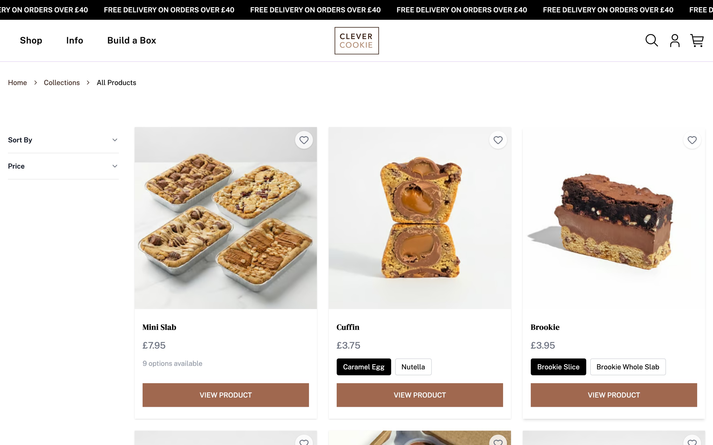 Clever Cookie product page