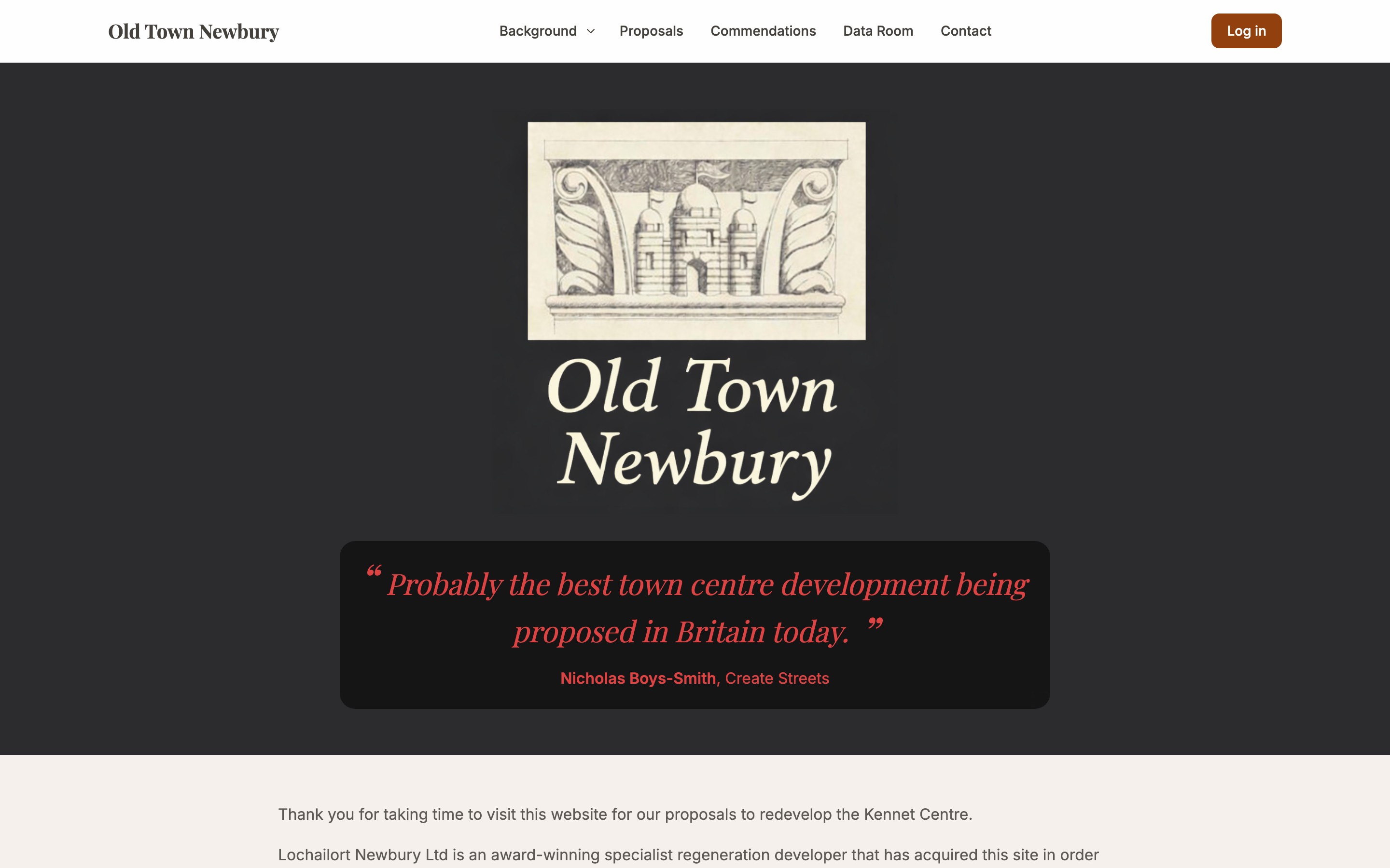 Old Town Newbury homepage