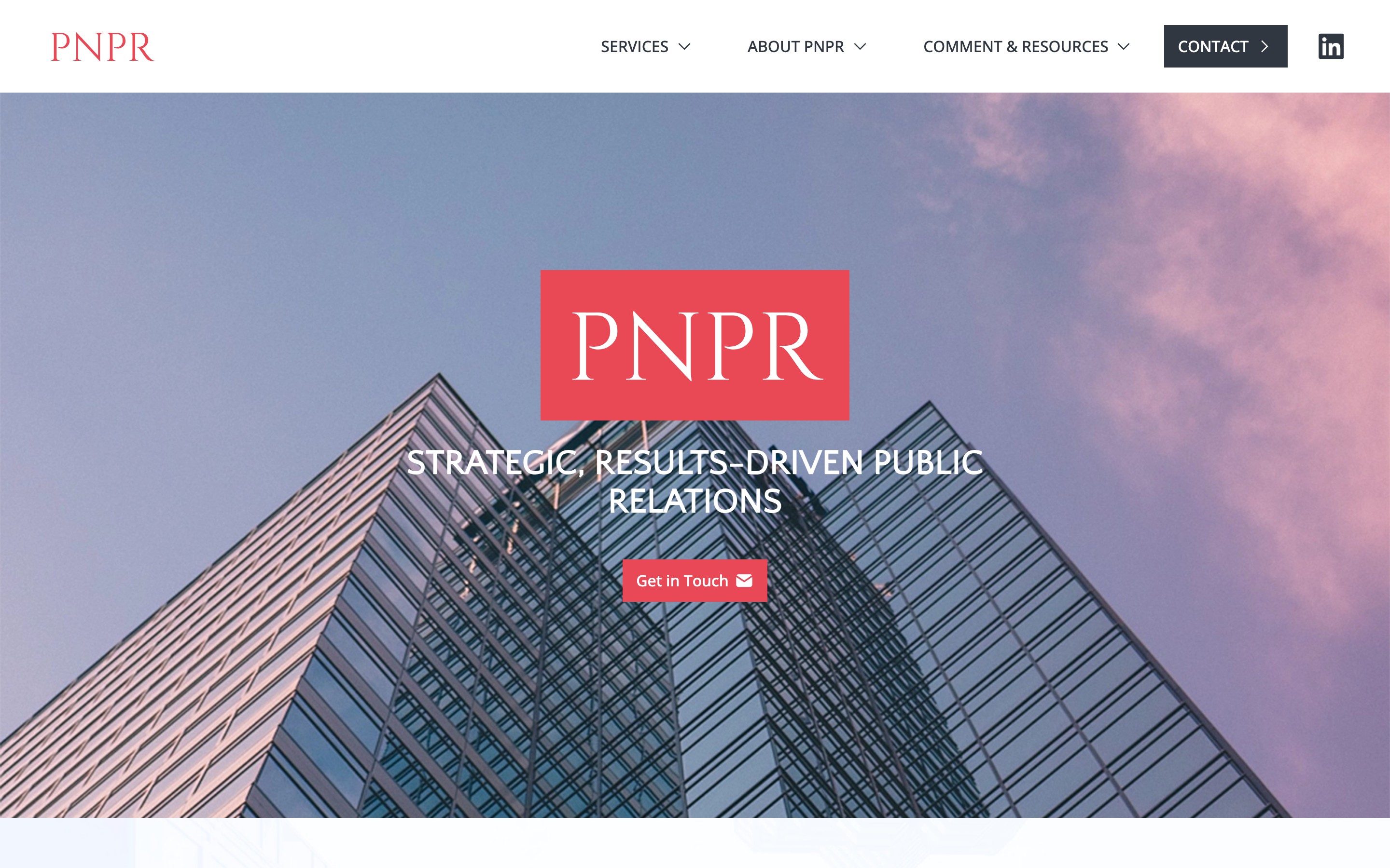 PNPR Limited homepage